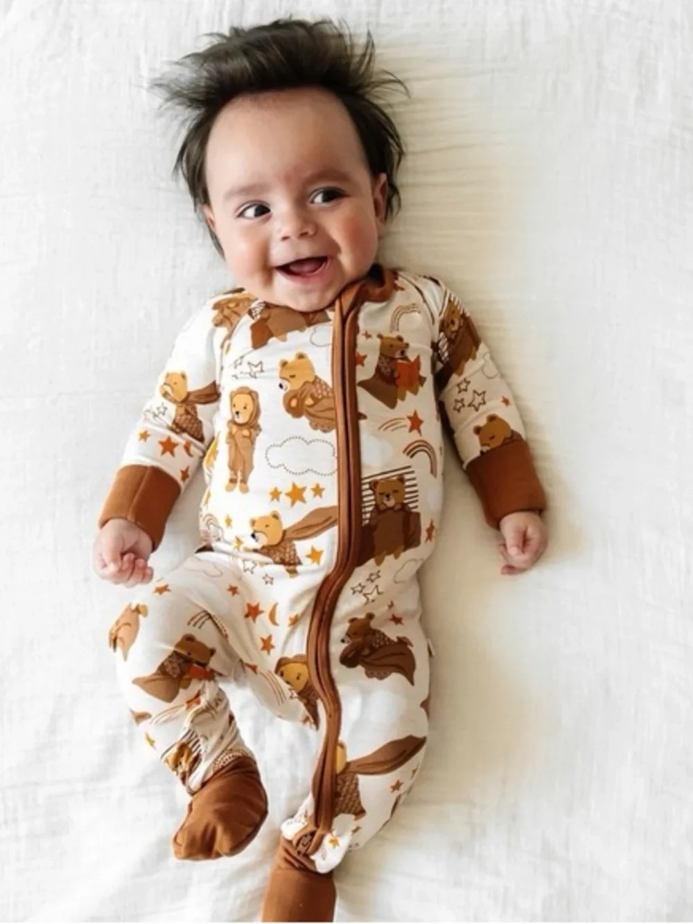 LITTLE SLEEPIES | “Beary Sleepy” Zippy